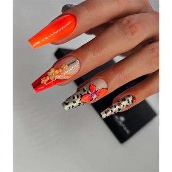 Preview: Farbgel Deko Neon Coral 5ml